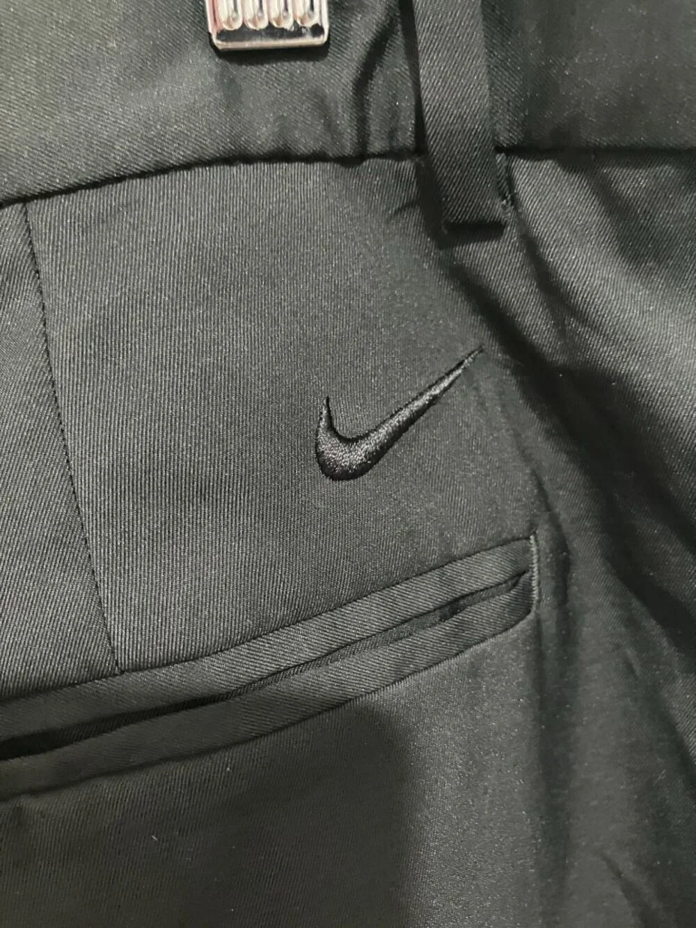 Nike Golf Dri-FIT Shorts Mens Black Flat Front Stretch Athletic Size 40